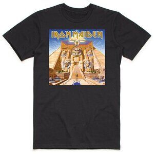 Iron Maiden Powerslave Album Cover Classic Rock Band Graphic Streetwear T-Shirt